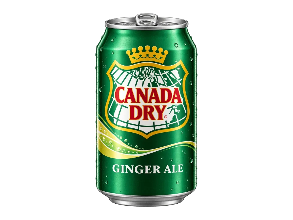 Canada Dry Ginger Ale can available at Abu Omar Halal