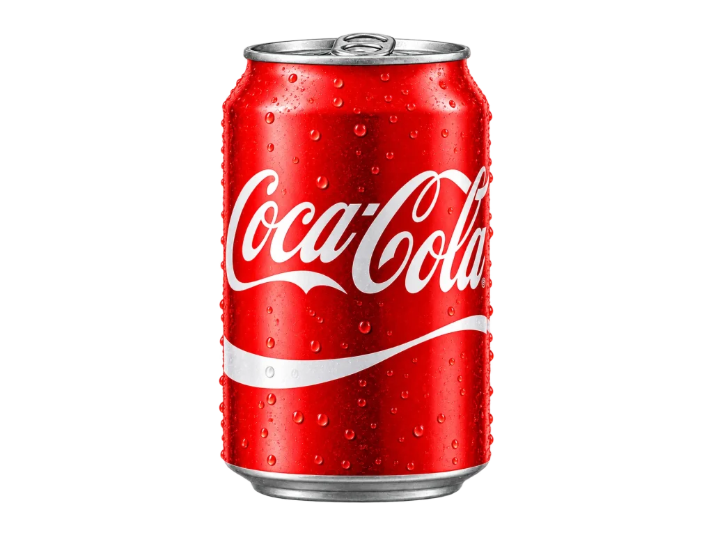 Coca-Cola can available at Abu Omar Halal