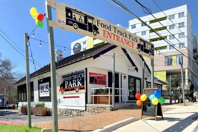 Image from the Spectrum Local News article “After Propane Explosions, San Marcos Food Truck Park Reopens with New Name”