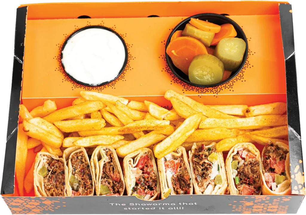 Abu Omar Halal Smoked Brisket Arabi platter