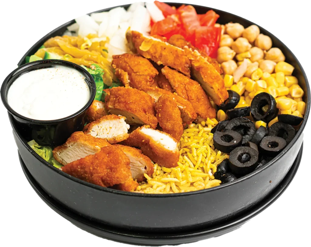 Abu Omar Halal Chicken Zinger Rice Bowl